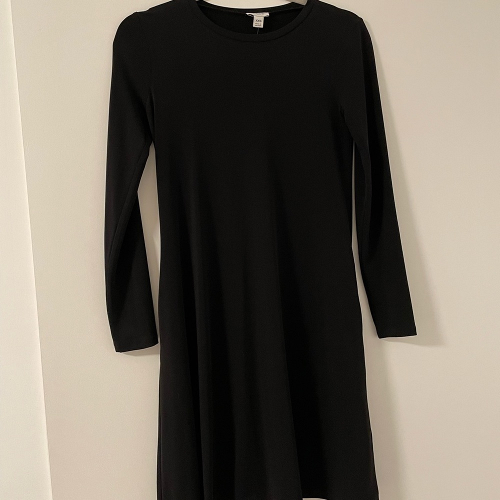 NWT J.Crew XXS Black Shift Dress